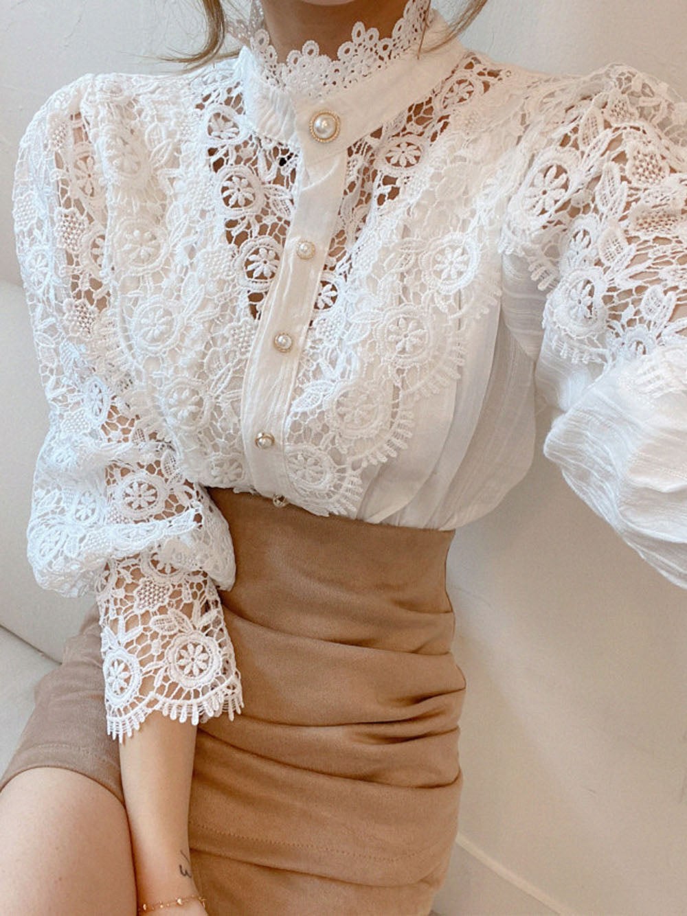 Beautifully Finished Blouse in a Timeless Design