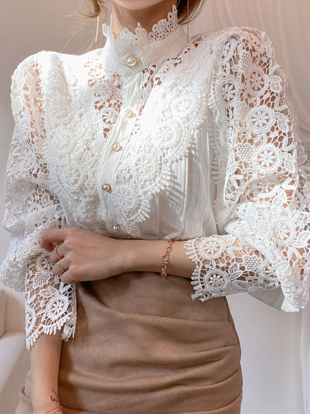 Beautifully Finished Blouse in a Timeless Design