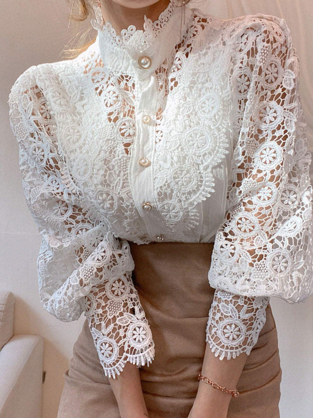 Beautifully Finished Blouse in a Timeless Design