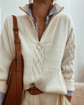 Blanca® | Half zip sweater for women