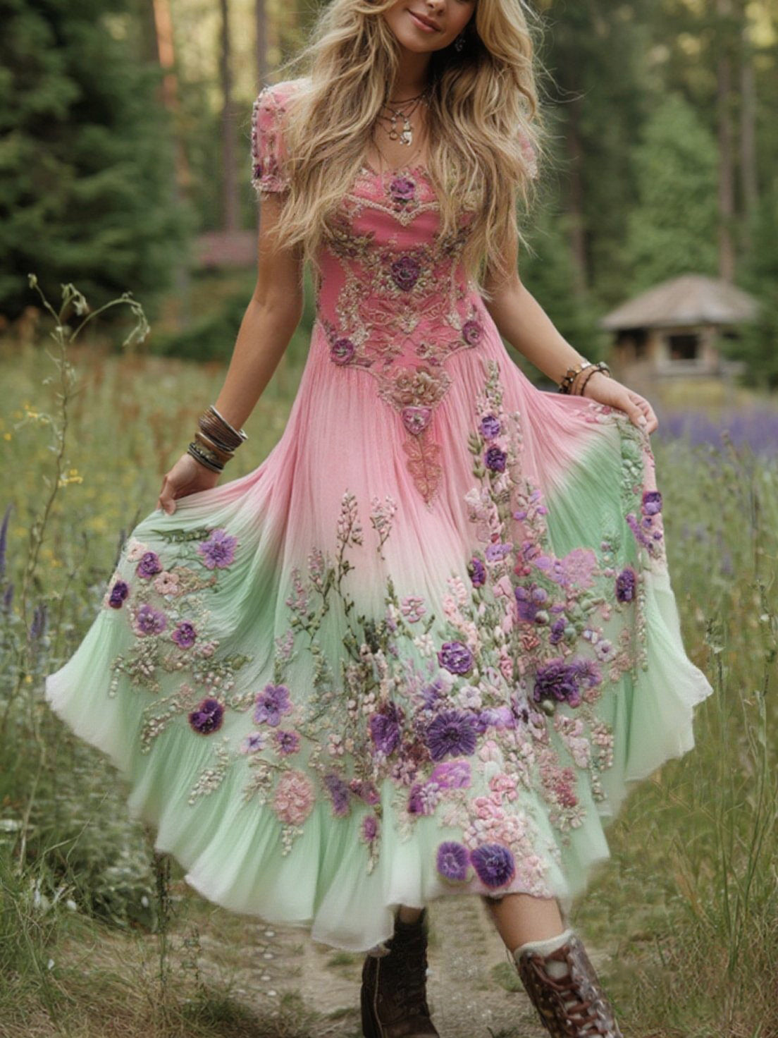 Pink green