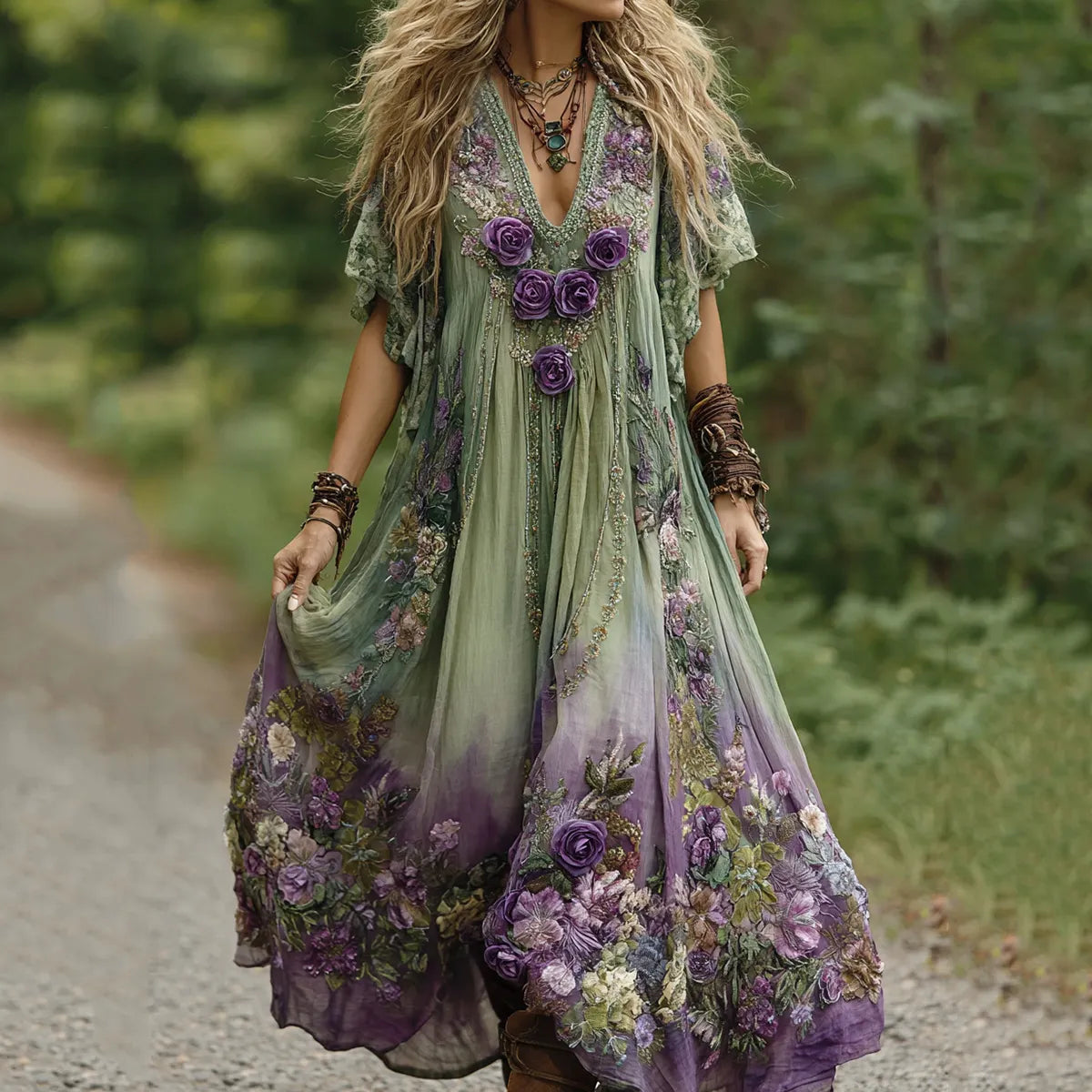 Green purple