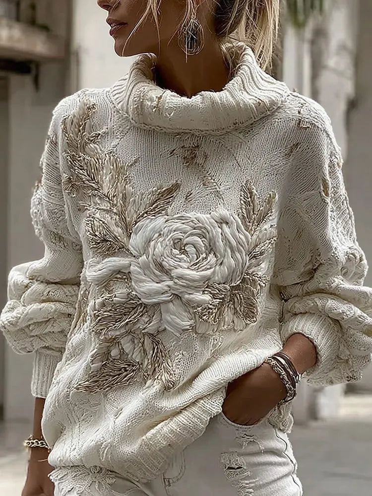 Gracefully Designed Sweater