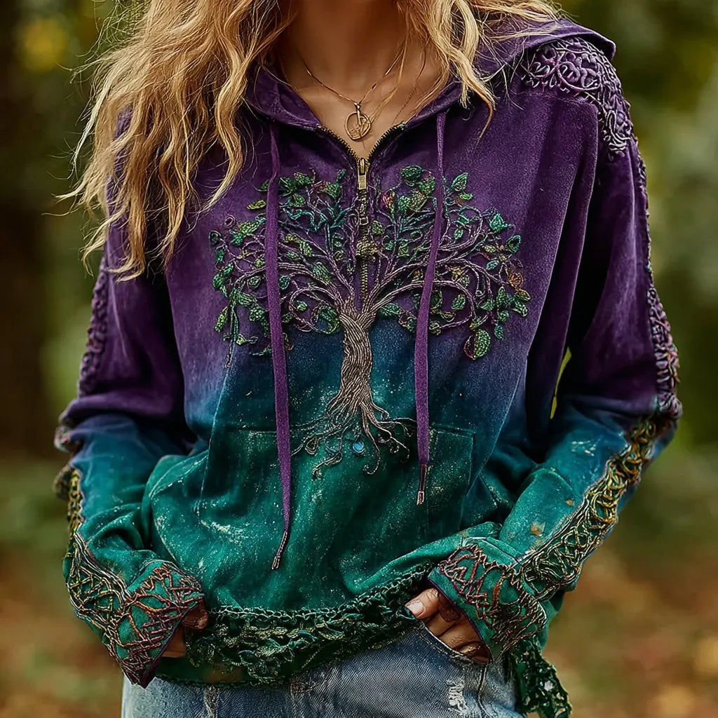Purple green