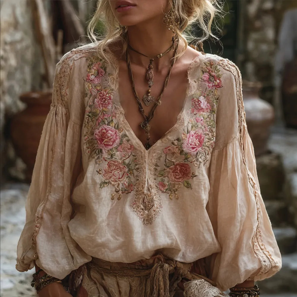 Timeless Vintage Style Top