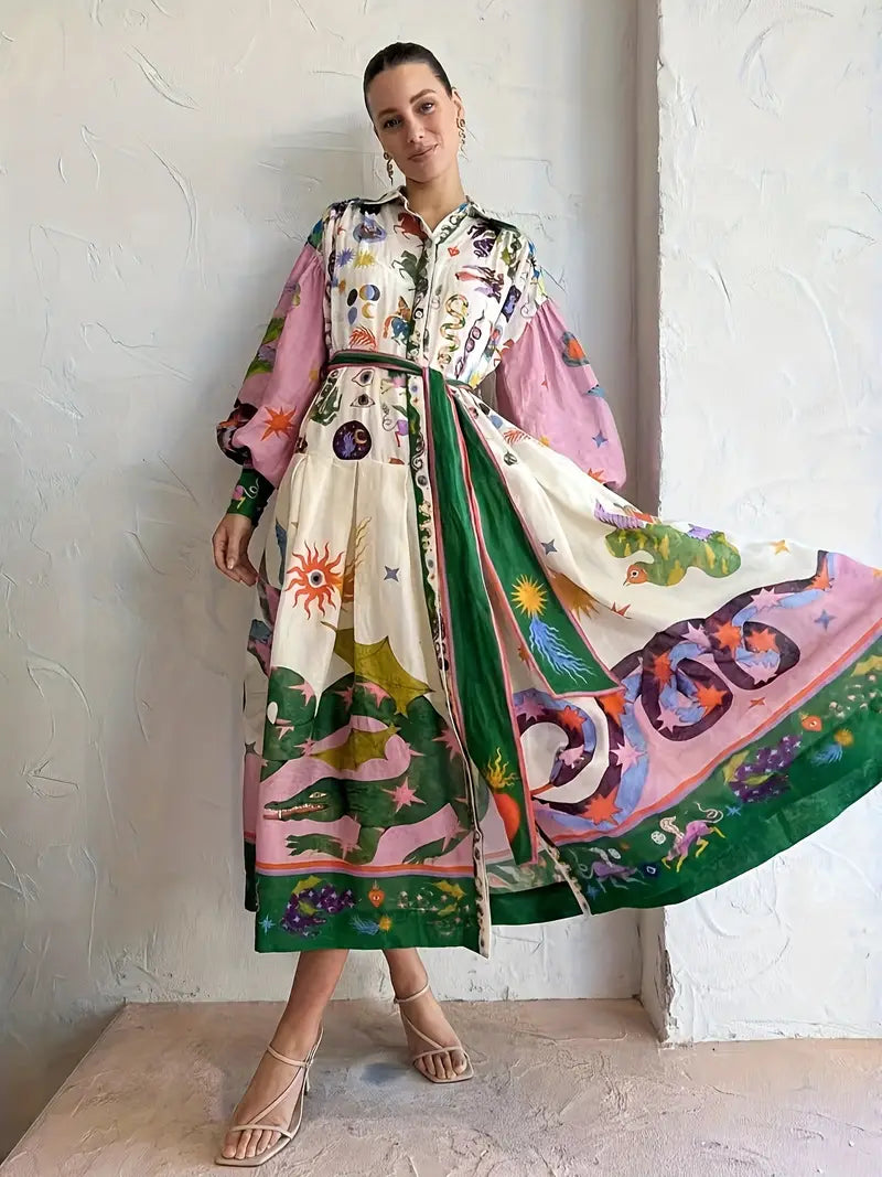 A Vintage Style Dress with Delicate Timeless Details