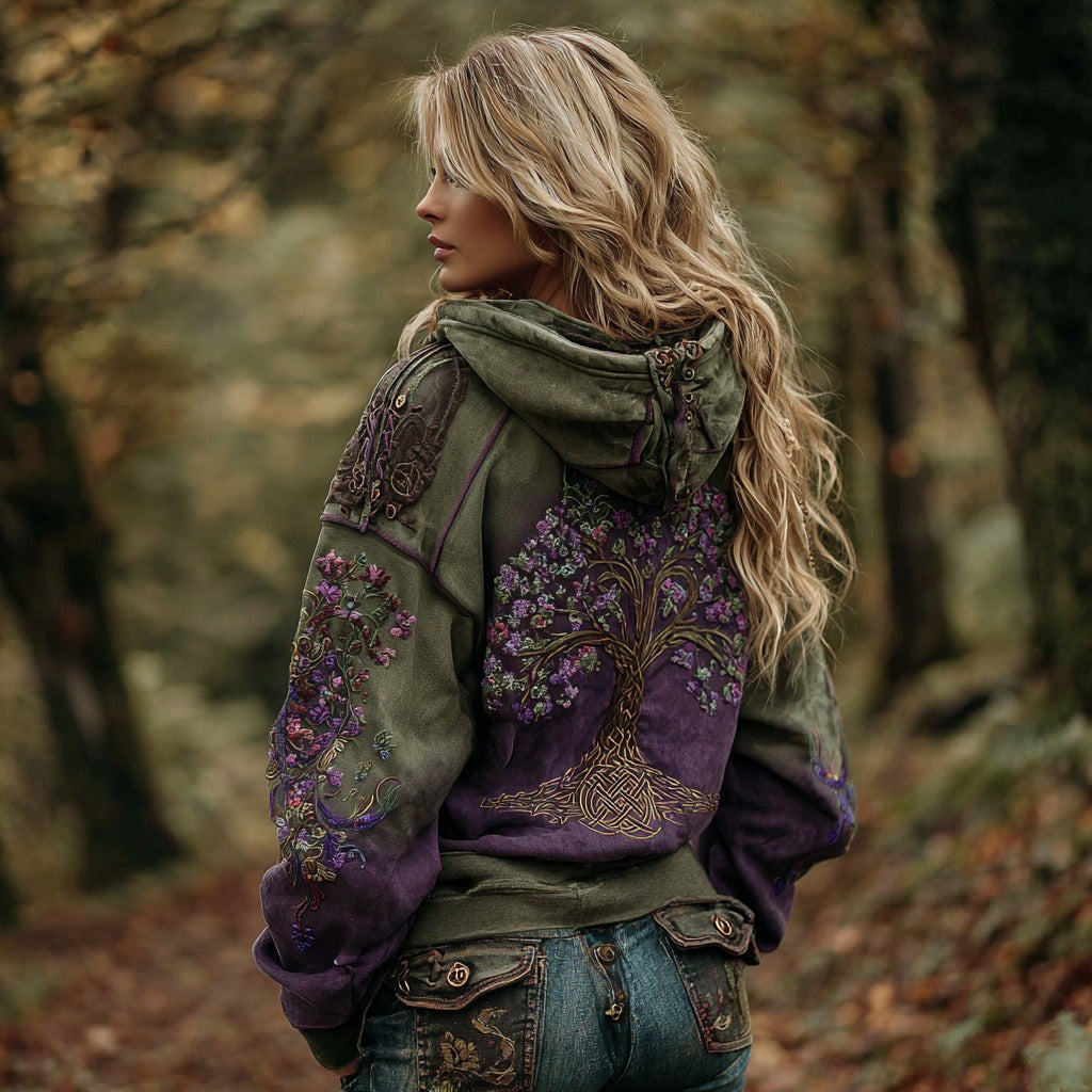 Purple green
