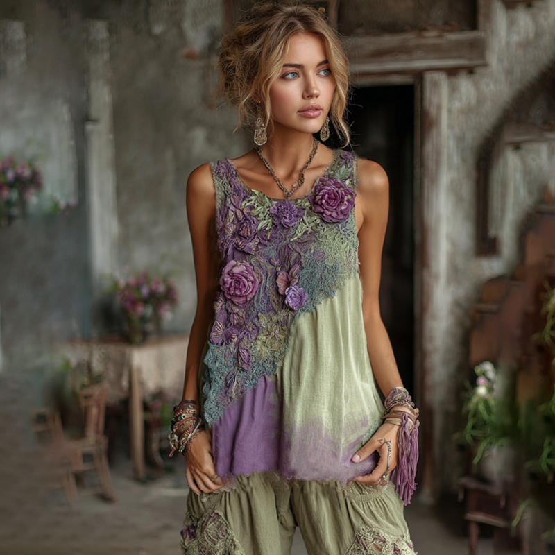 Purple green