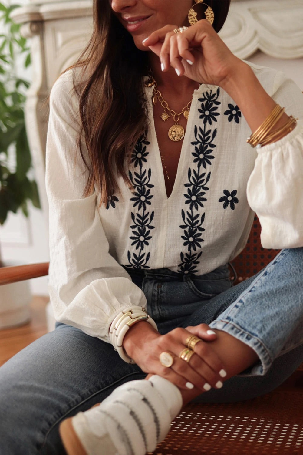 A Vintage Style Blouse with Delicate Timeless Details