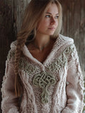 Comstylish Vintage Viking Tree Of Life Celtic Cozy Hooded Sweater