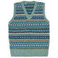 Vintage Geometric Southwest Vest Sweater artswardrobe