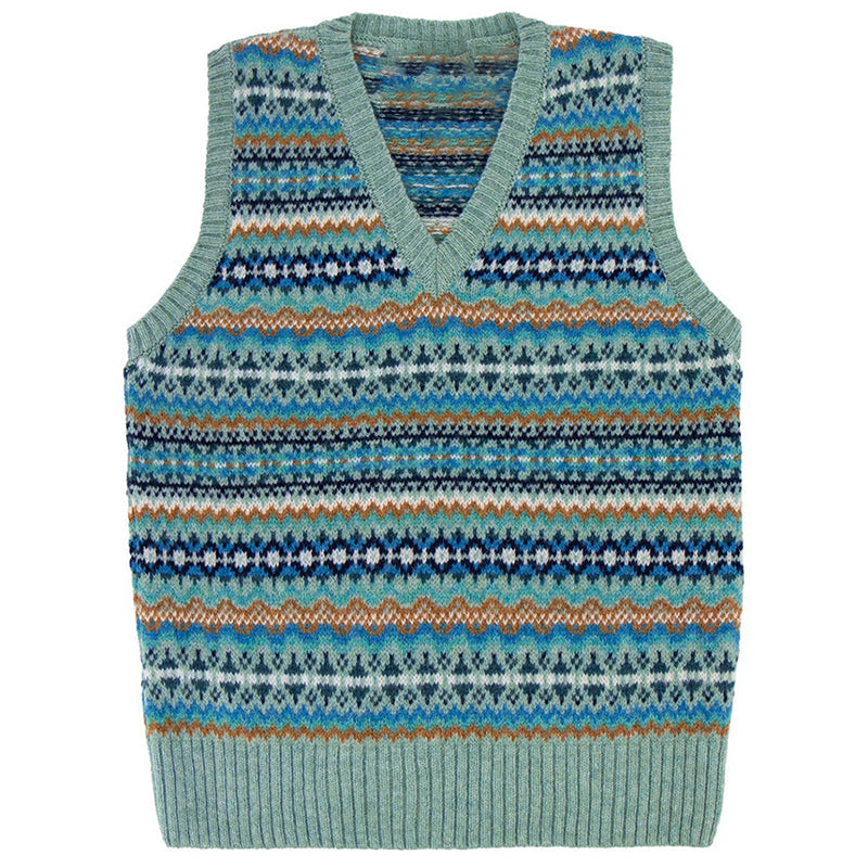 Vintage Geometric Southwest Vest Sweater elevenforest