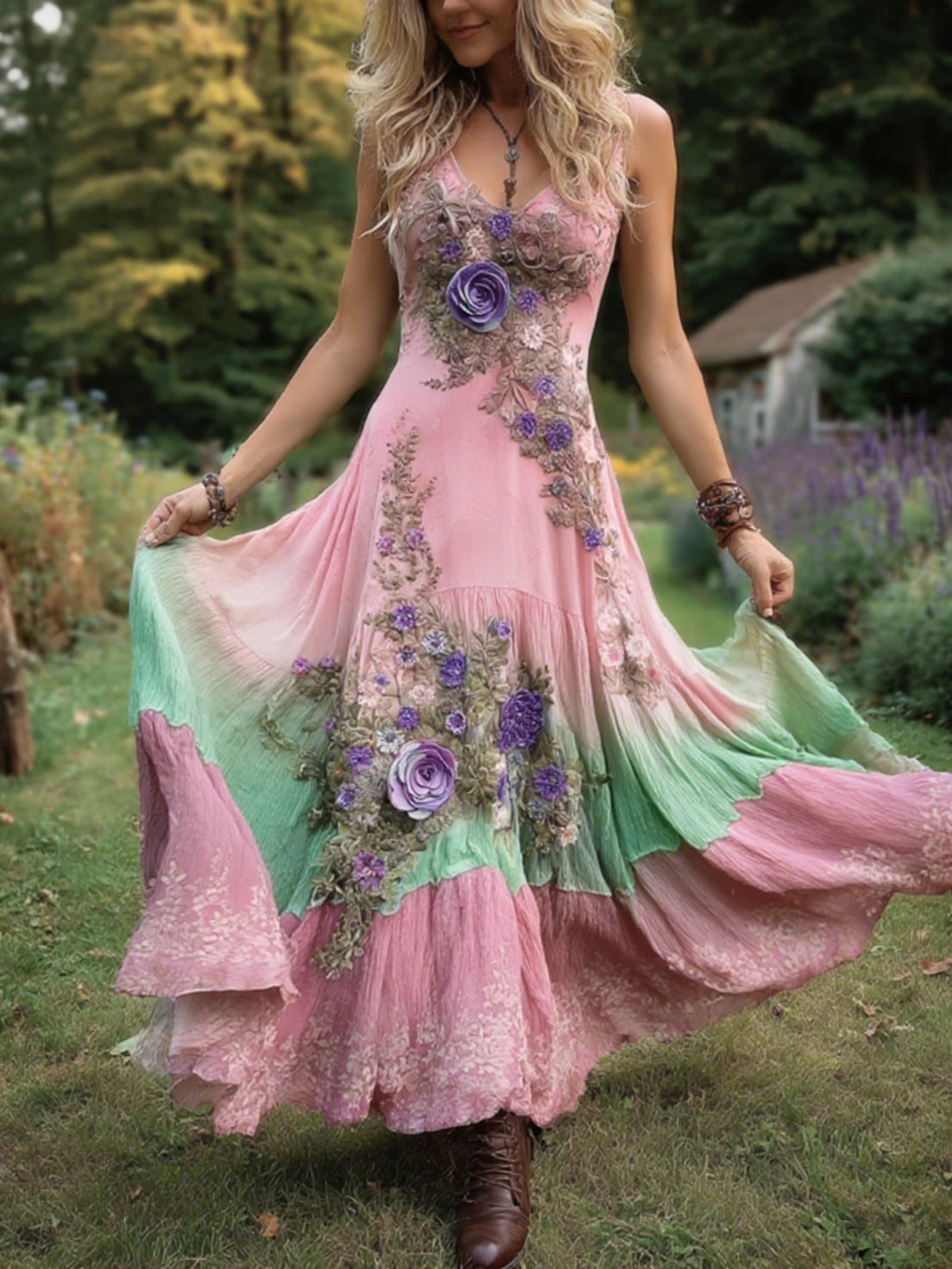 Pink green