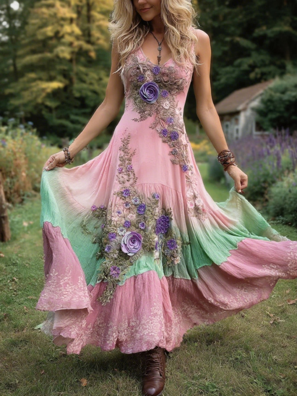 Pink green