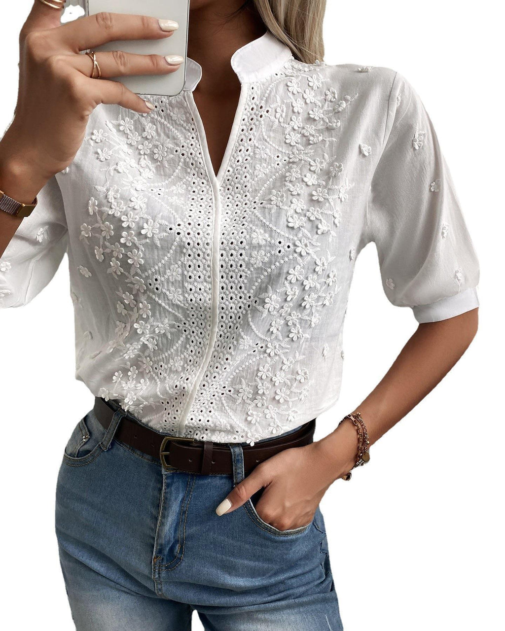 Vintage Inspired Blouse with a Contemporary Edge