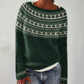 St. Patrick's Shamrock Cozy Knit Sweater artswardrobe