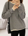 Laura® | Striped sweater blouse “Charlotte”.