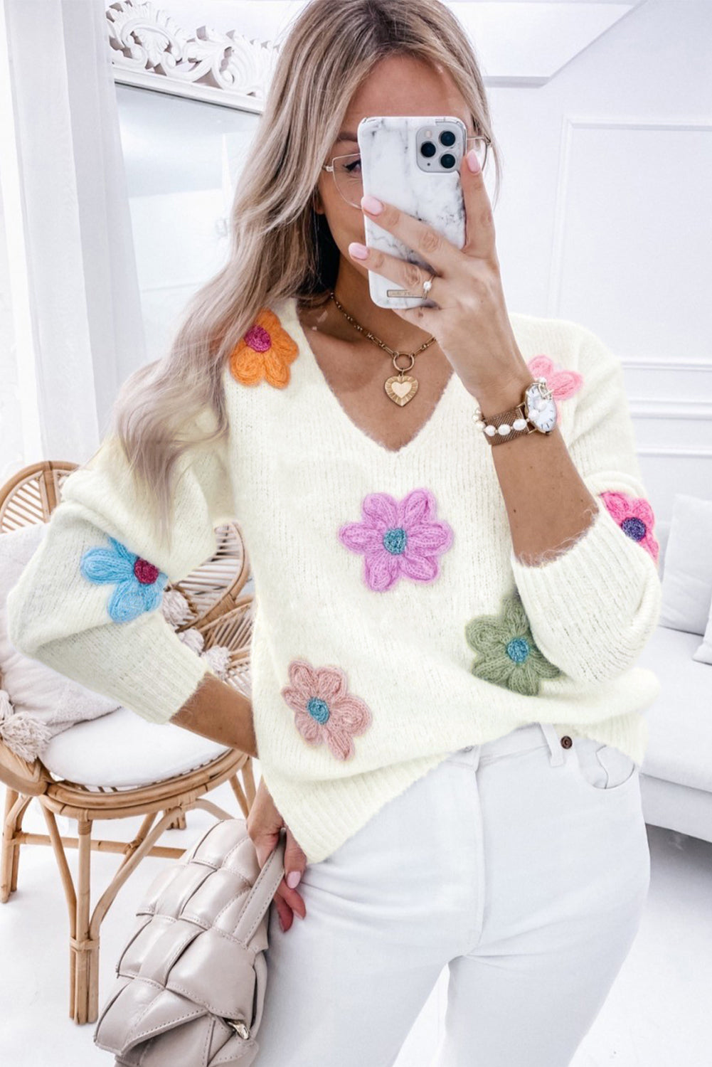 Gracefully Designed Sweater