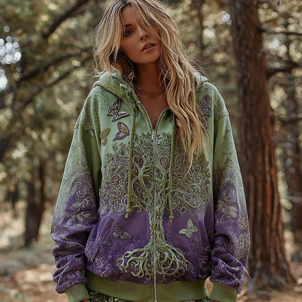 Purple green