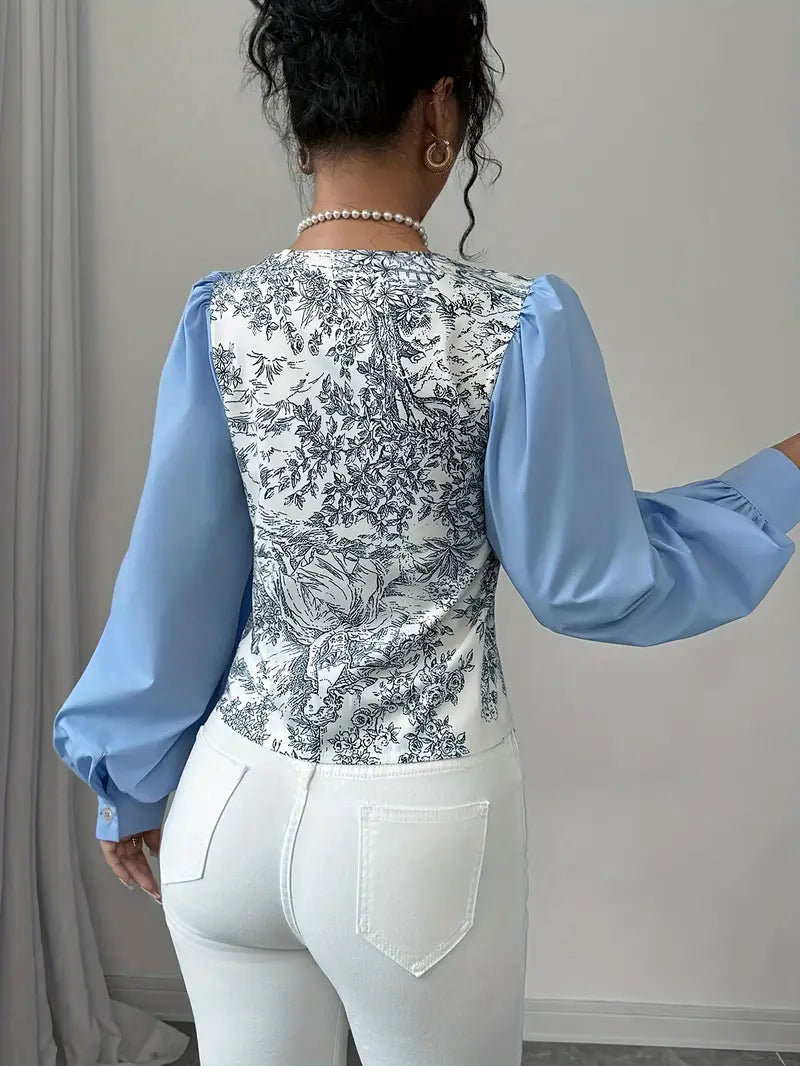 Classic Vintage Blouse with a Flattering Fit