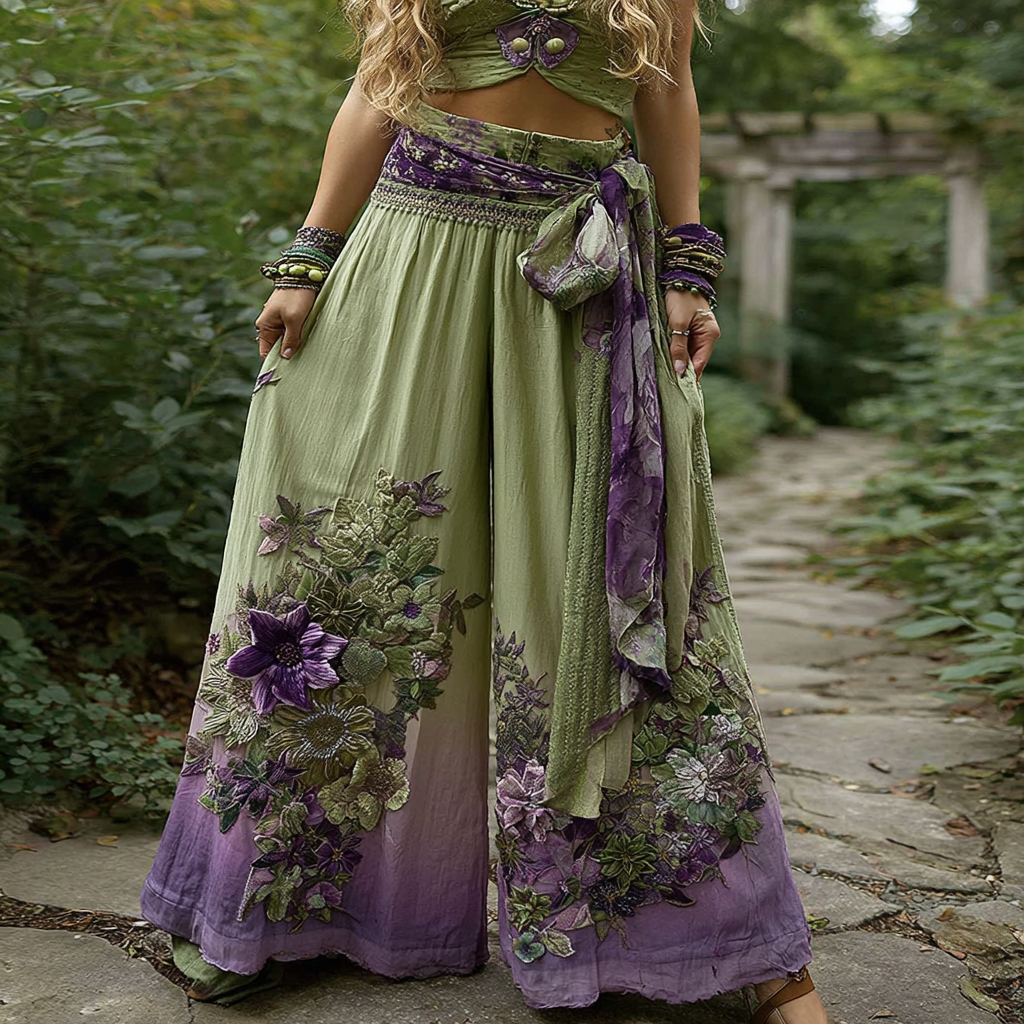 Purple green