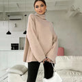 Salomé® | Knitted basic top knit sweater for winter