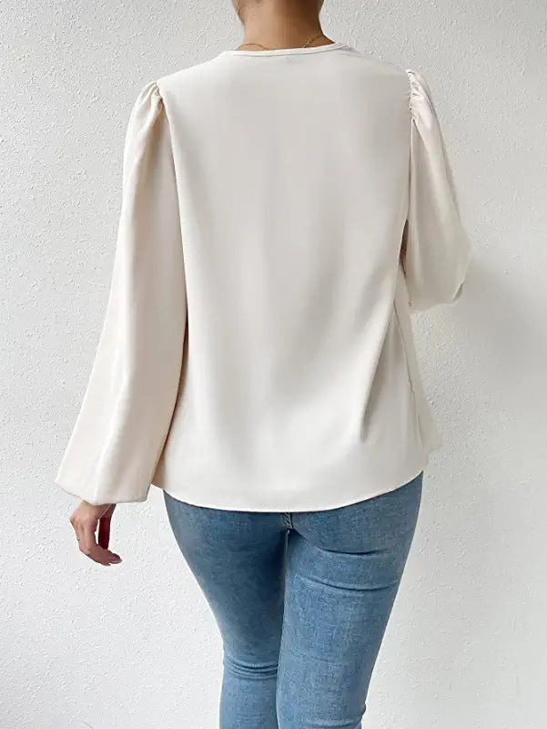 A Vintage Style Blouse with Delicate Timeless Details