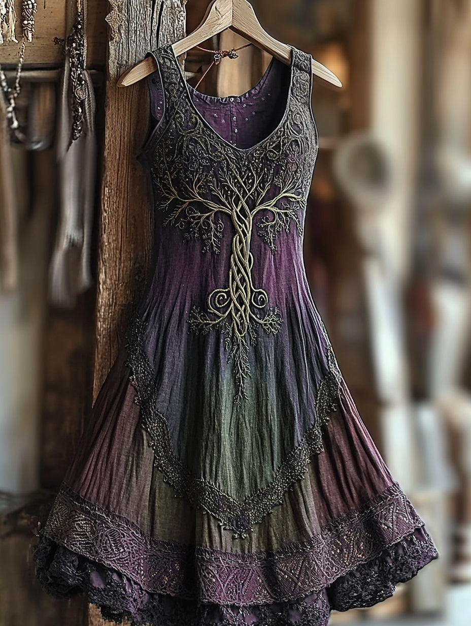Purple green