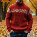 Men's Fairman Island Geometric Christmas Sweater artswardrobe
