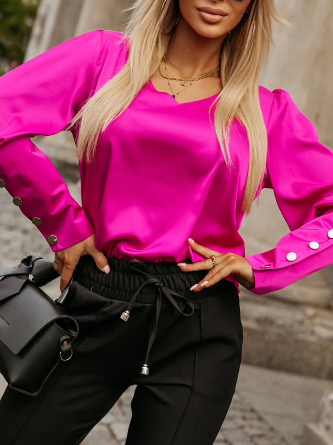 Beautifully Finished Blouse in a Timeless Design