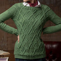 Irish Geometric Jacquard Cozy Knit Sweater artswardrobe