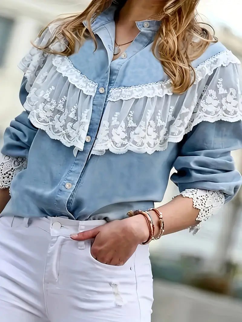 A Vintage Style Blouse with Delicate Timeless Details