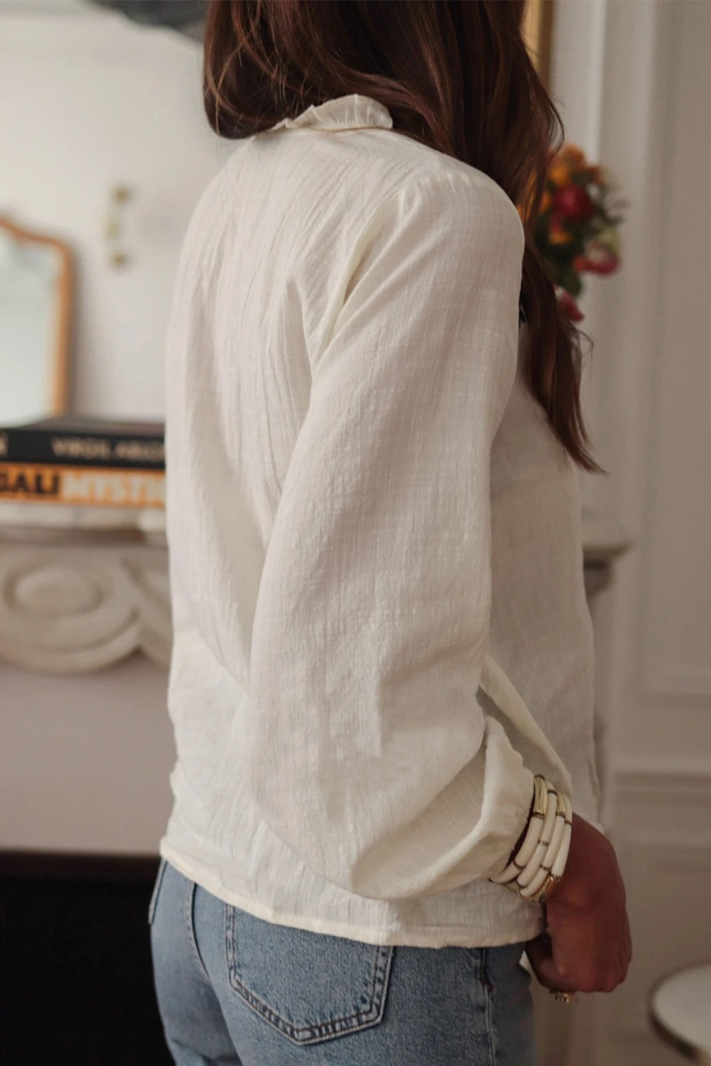 A Vintage Style Blouse with Delicate Timeless Details