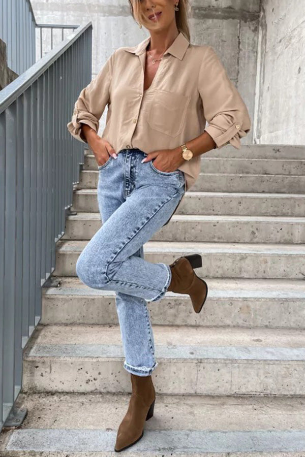 Classic Vintage Blouse with a Flattering Fit