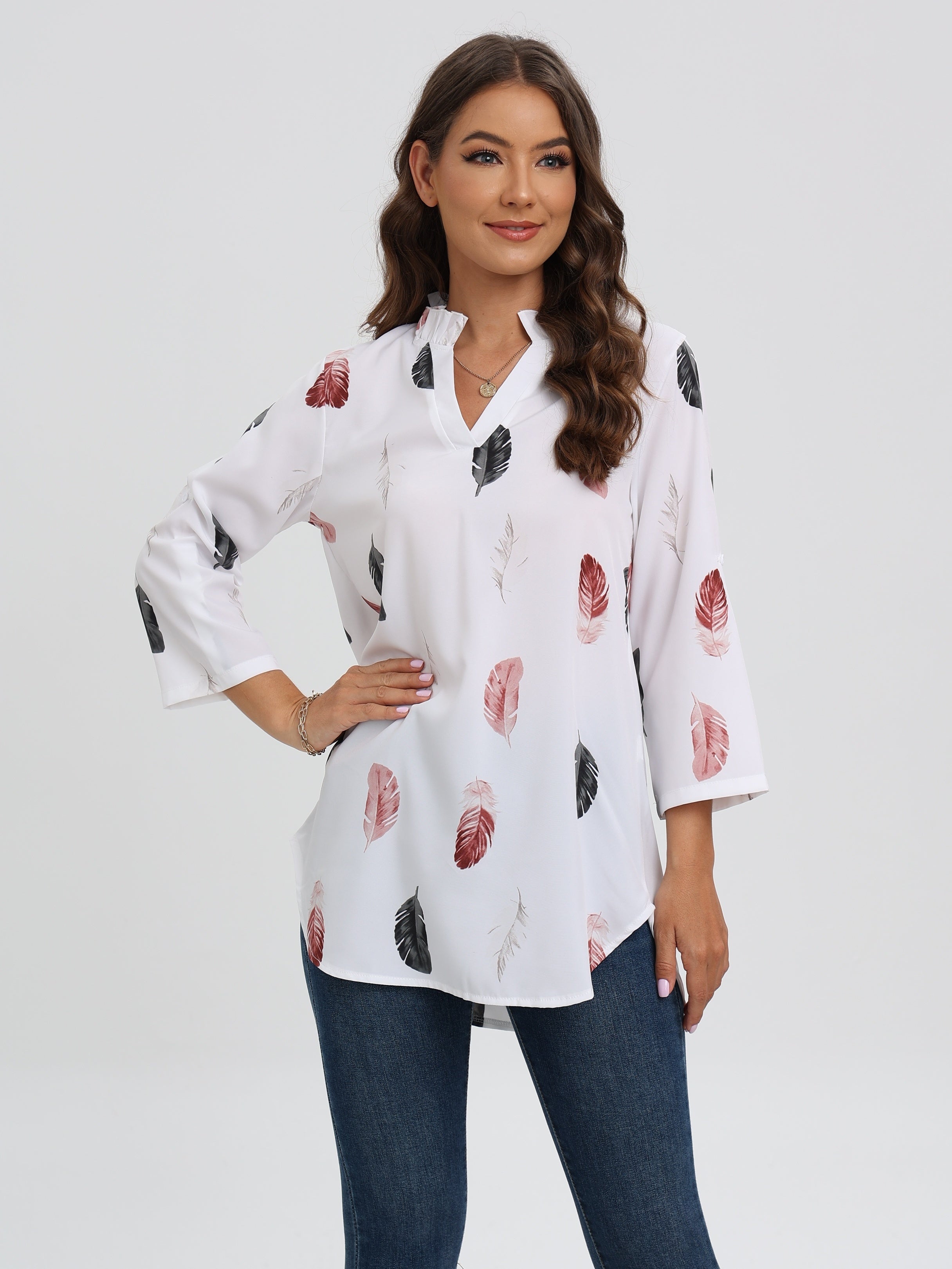 Well Tailored Blouse with a Graceful Silhouette