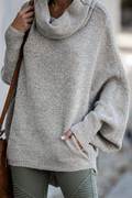 Leonor® | Casual, daily sweaters with pocket shawl collar
