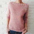 Breast Cancer Awareness Pearl Sweater artswardrobe