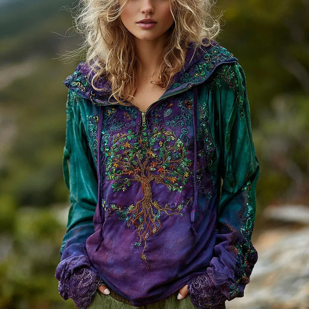 Purple green