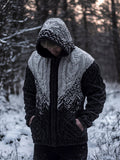 Viking Gradient Men's Hooded Sweater Jacket elevenforest