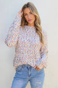 Claudia® | Crew neck sweater with long sleeves