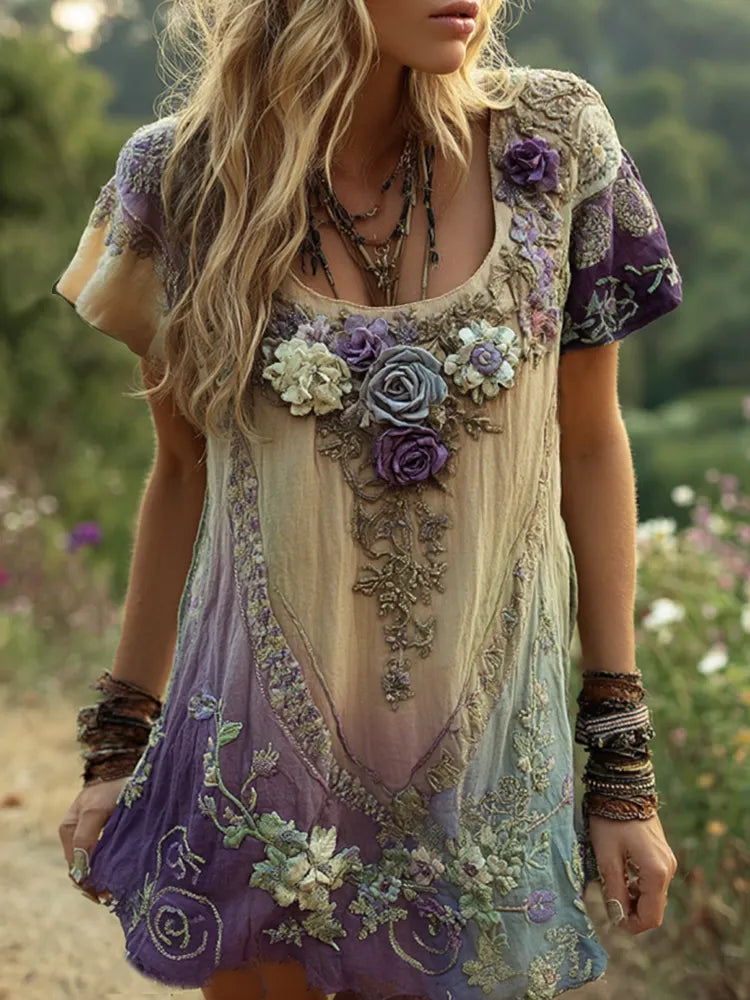 Beige purple