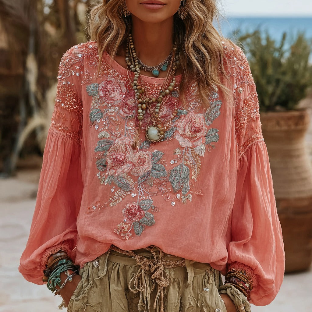 Peach pink