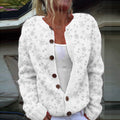 Vintage Snowflake Jacquard Women's Knitted Sweater artswardrobe