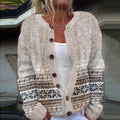 Vintage Icelandic Tribal Pattern Knit Sweater artswardrobe