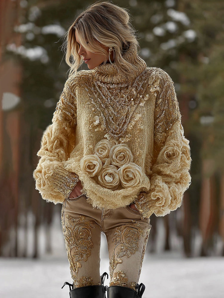 Gracefully Designed Sweater