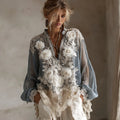 Blue white