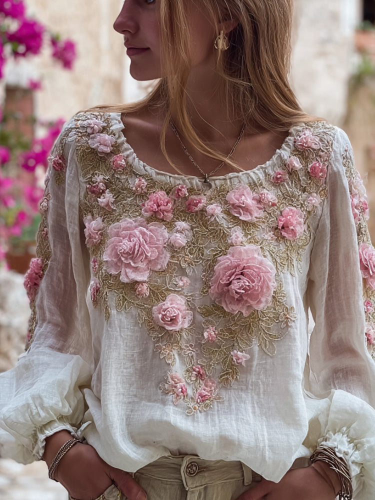 Timeless Vintage Style Top