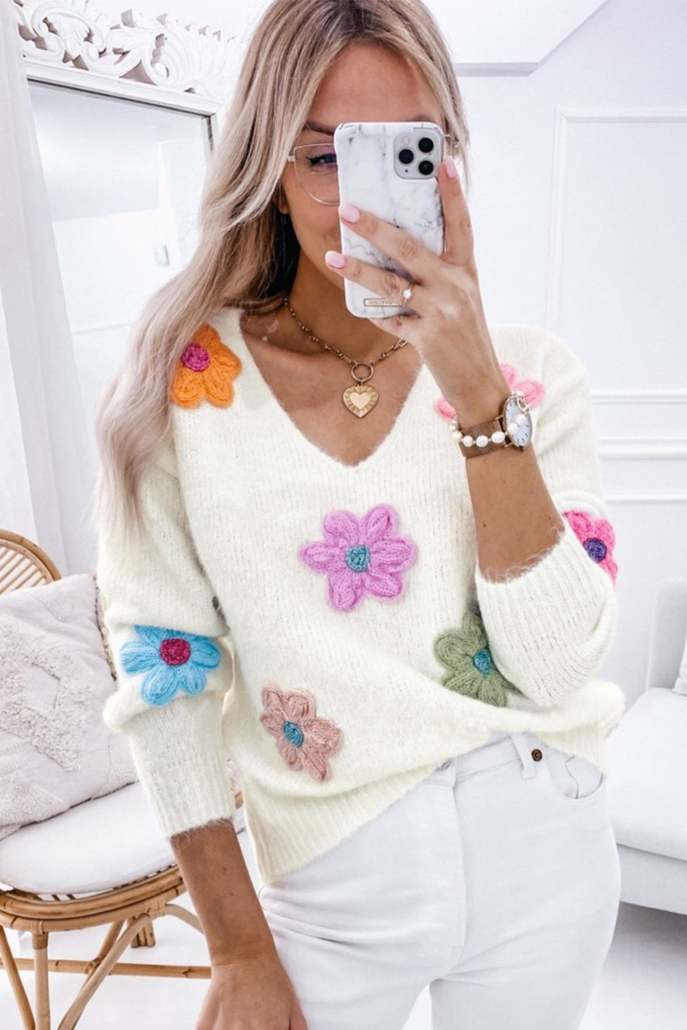 Gracefully Designed Sweater