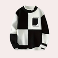 Glenda® | Stylish men's sweater in a color block design