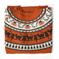 Fall Black Cat Pumpkin Halloween Printed Women's Sweater artswardrobe